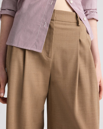 TWP Ermine melange Next Didi Pant in Ultrafine Tabby view 2