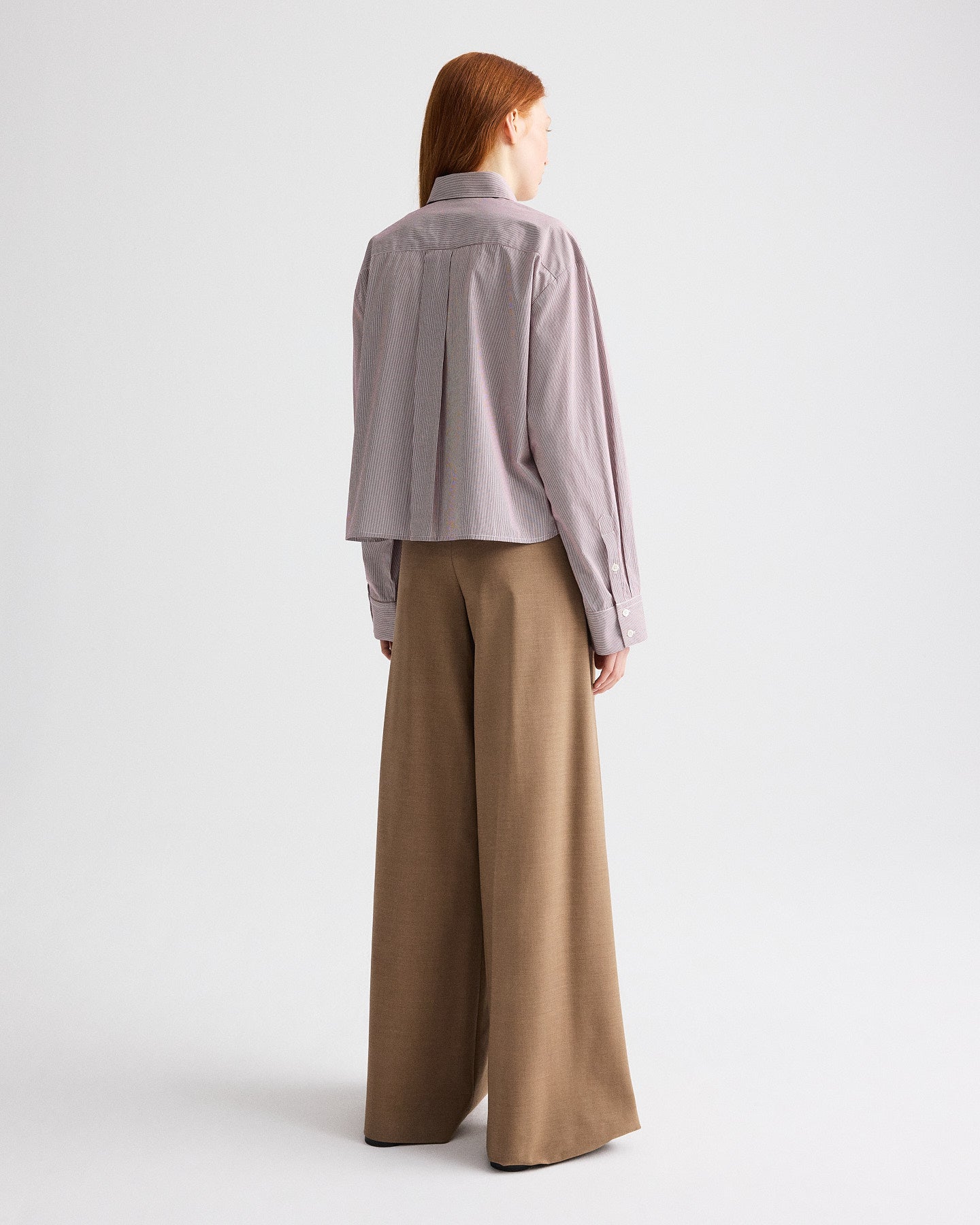 TWP Ermine melange Next Didi Pant in Ultrafine Tabby view 5