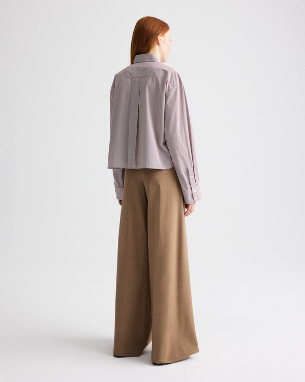 TWP Ermine melange Next Didi Pant in Ultrafine Tabby view 5