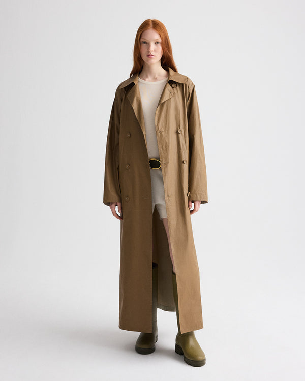 TWP Ermine Back And Forth Trench in Lightweight Cotton Trench view 4