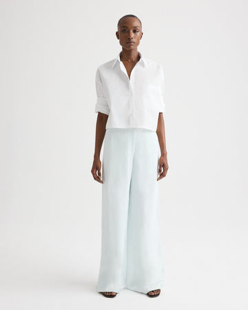 TWP White Next Ex Shirt in Superfine Cotton view 3