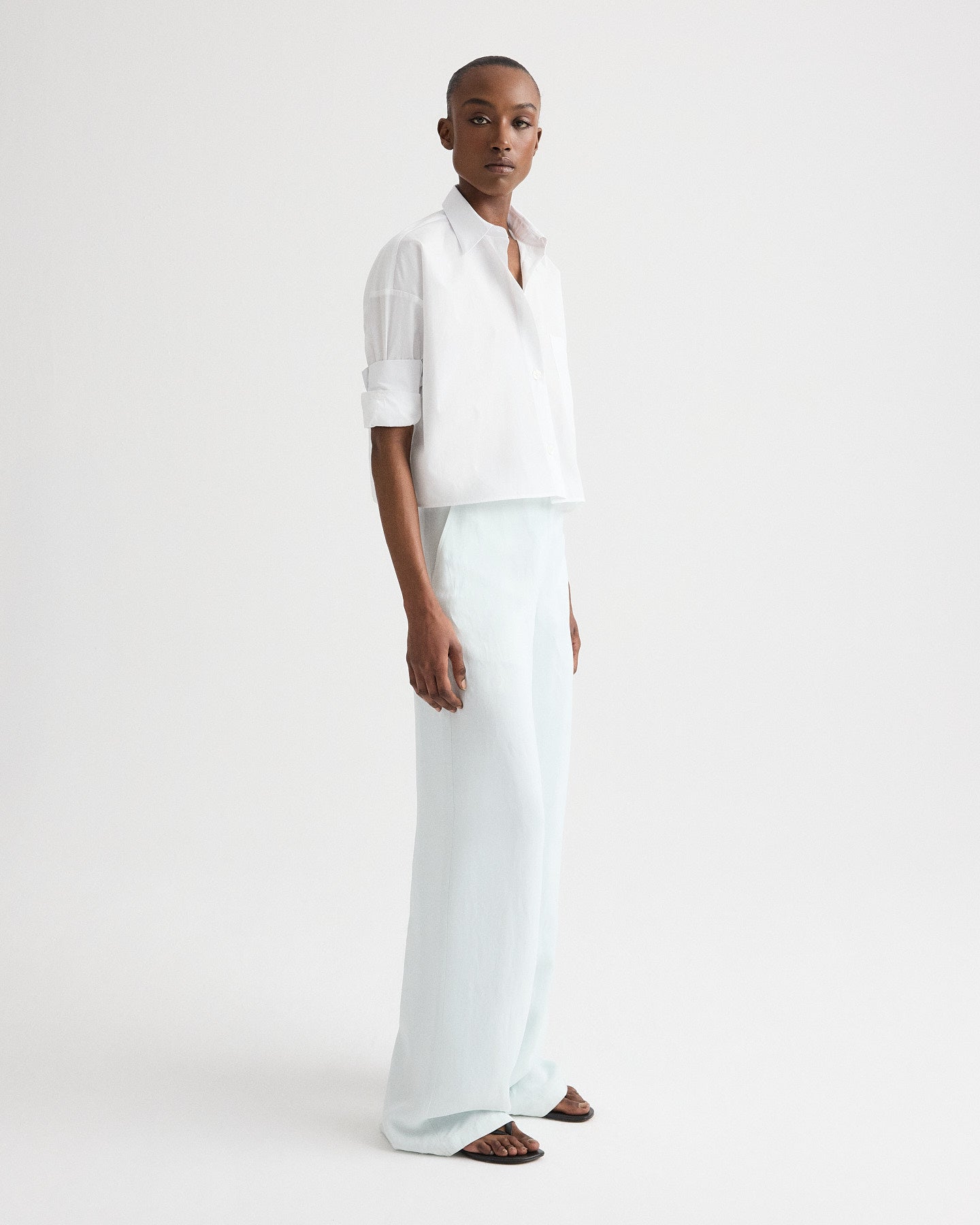 White Next Ex Shirt in Superfine Cotton | TWP
