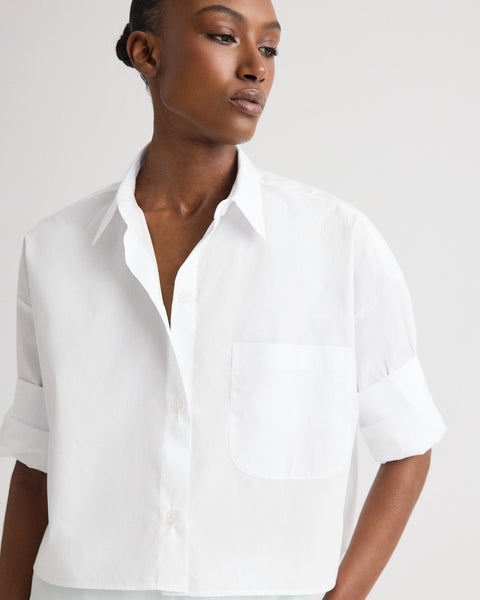 White Next Ex Shirt in Superfine Cotton | TWP