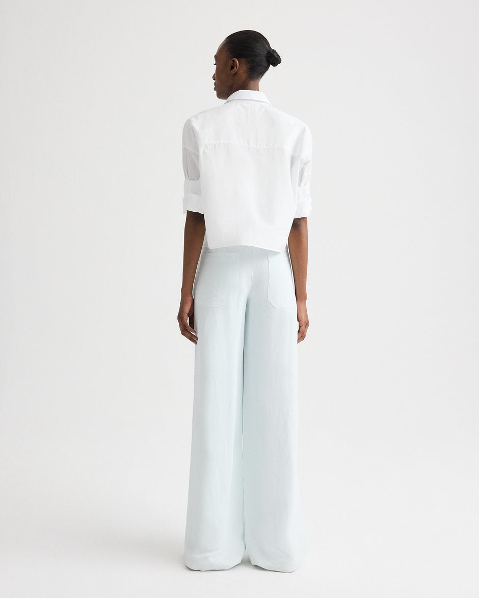 TWP White Next Ex Shirt in Superfine Cotton view 5