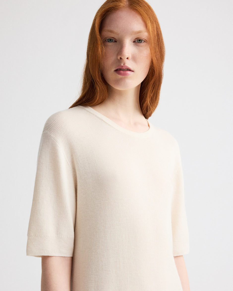 TWP Ivory Baz Romper in Superfine Cashmere view 2