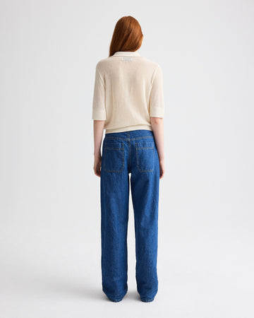 TWP Ivory The Polo in Superfine Cashmere view 5