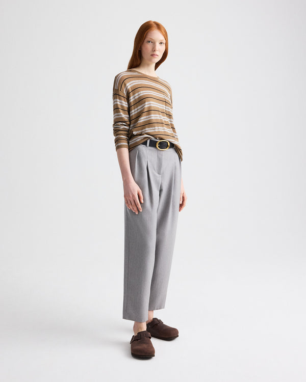 TWP Ermine multi 4th St with Stripes in Superfine Cashmere view 4