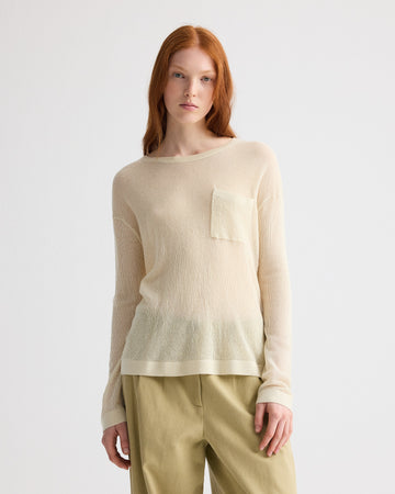 TWP Glass green WSH Sweater in Superfine Cashmere view 2