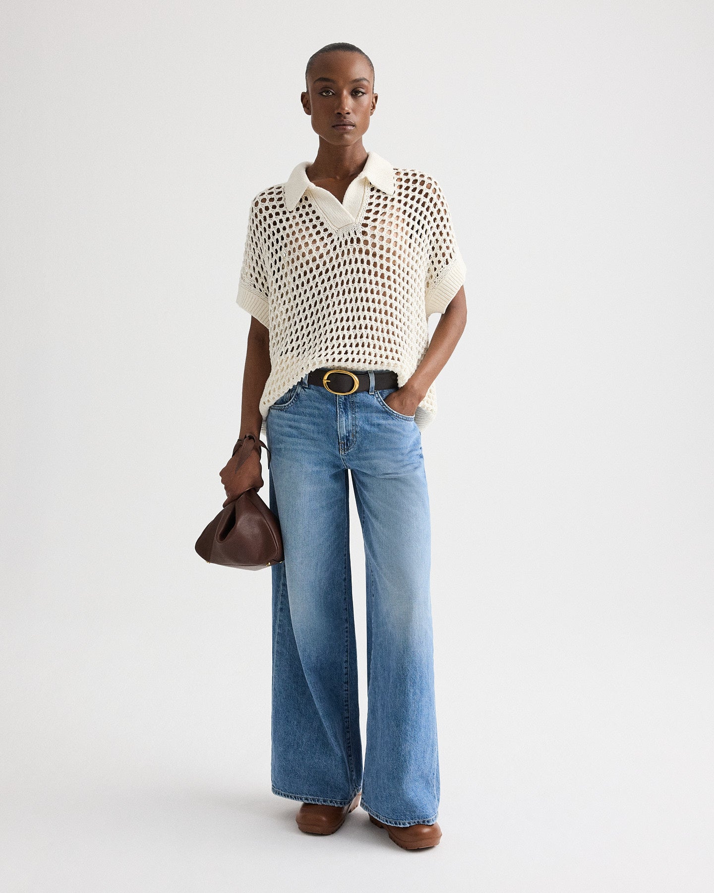 Blue haven / white Next Ex Shirt in Spaced Stripe Cotton Shirting