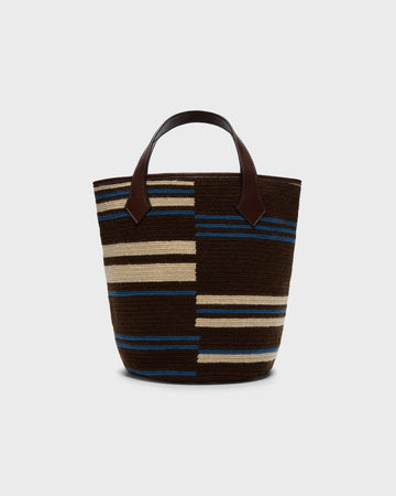 TWP Broken stripe Caraiva Tote in Broken Stripe Woven view 1