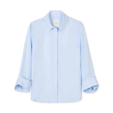TWP Baby blue Boyfriend Shirt in Superfine Cotton view 1