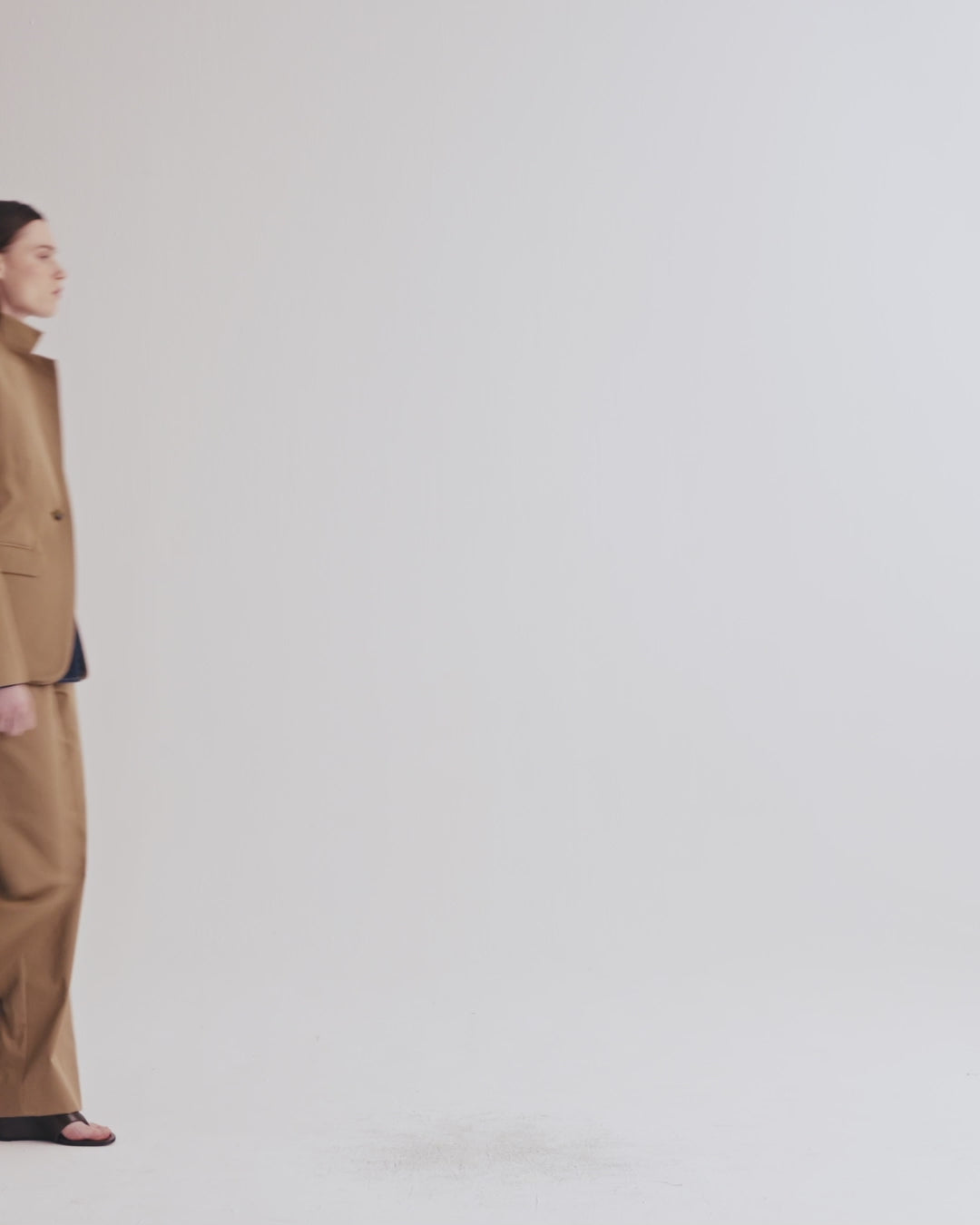 TWP British khaki The Double Take Blazer in Trench Chino Twill view 6