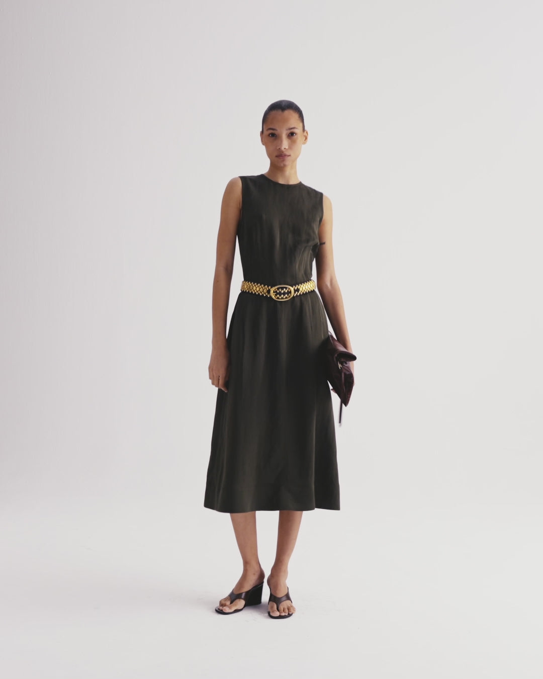 TWP Castagna North Moore St Bag in Shiny Crinkle Leather view 3