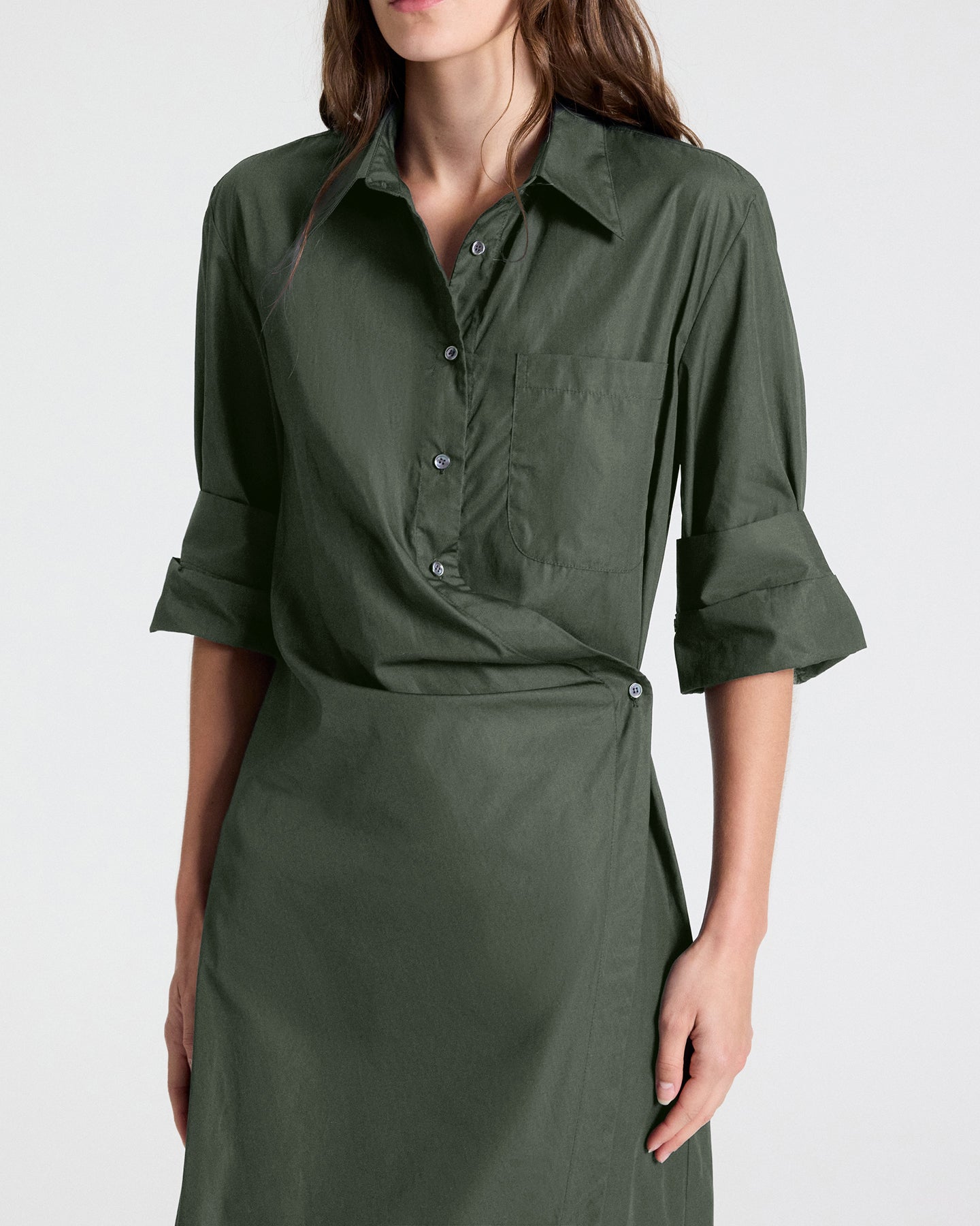 TWP Rosen New Earl Dress in Superfine Cotton view 4